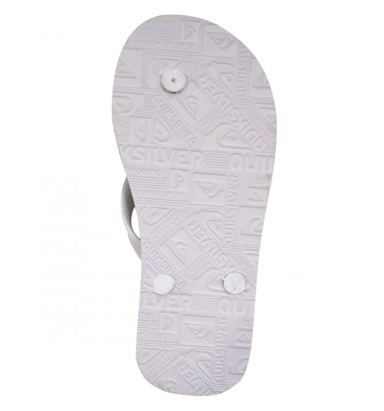 Chinelo Quiksilver Molokai Debossed Branco - 5