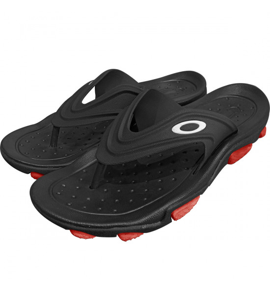 Chinelo Oakley Titan Black Red