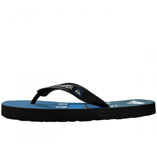 Chinelo Quiksilver Molokai WordBlock Azul e Preto - 3