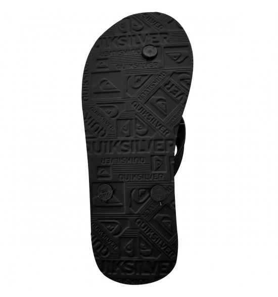 Chinelo Quiksilver Molokai WordBlock Azul e Preto - 5