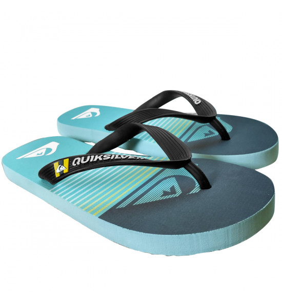 Chinelo Quiksilver Molokai Slab Stripe Azul Claro - 2