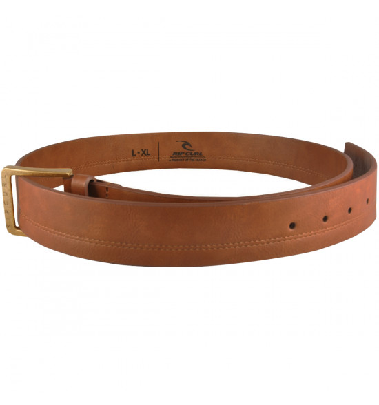 Cinto Rip Curl Double Stitch Brown - 3