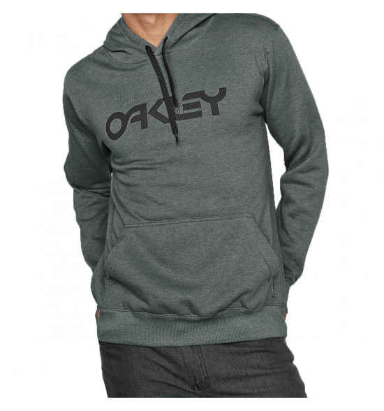 Moletom Oakley Mark Pullover B1B Cinza Black Sign - 3
