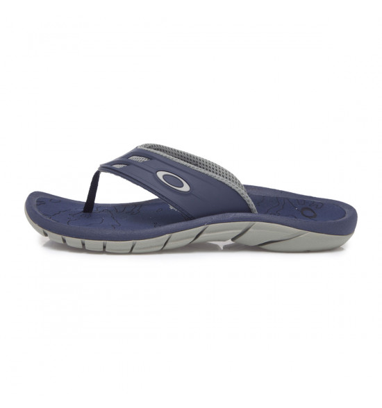Chinelo Oakley Super Coil 15 Azul e Cinza - 3