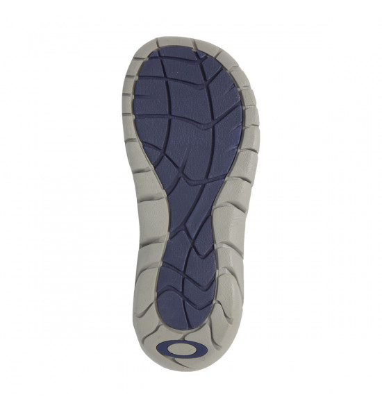 Chinelo Oakley Super Coil 15 Azul e Cinza - 4