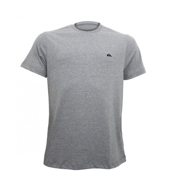 Camiseta Quiksilver Embroidery Cinza Mescla