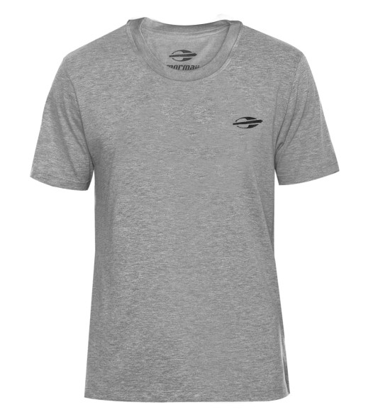 Camiseta Mormaii Logo Cinza Mescla