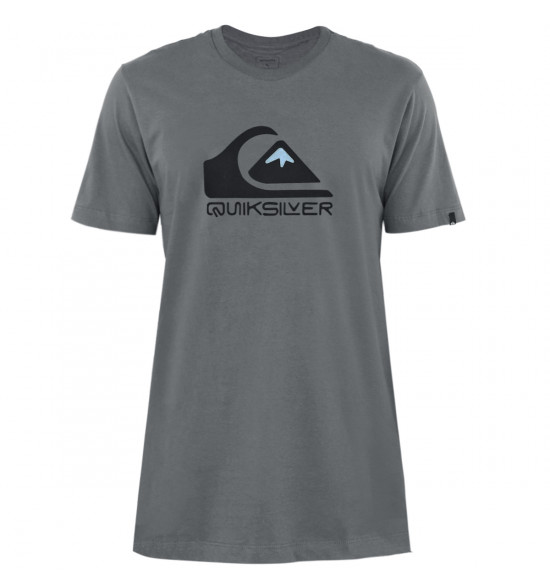 Camiseta Quiksilver Square Me Up Cinza