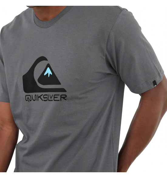 Camiseta Quiksilver Square Me Up Cinza - 3