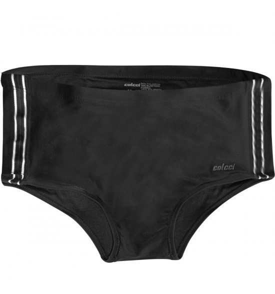 Sunga Slip Mash Colcci Preta com Listra