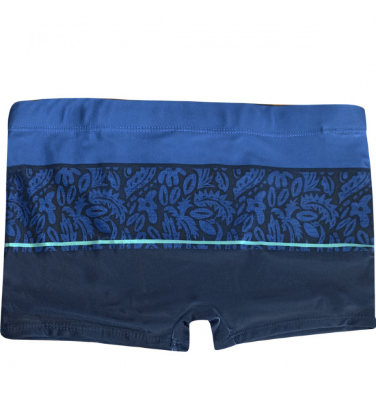 Sunga Boxer Mash Hang Loose Listra Folhagem Azul Marinho - 2
