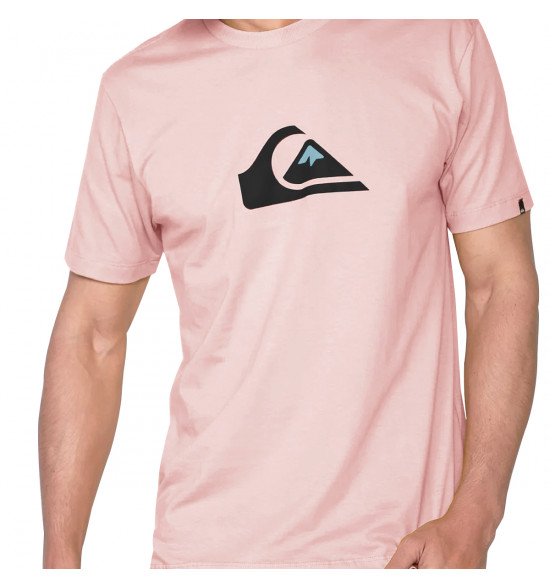 Camiseta Quiksilver Comp Logo Rosa - 3