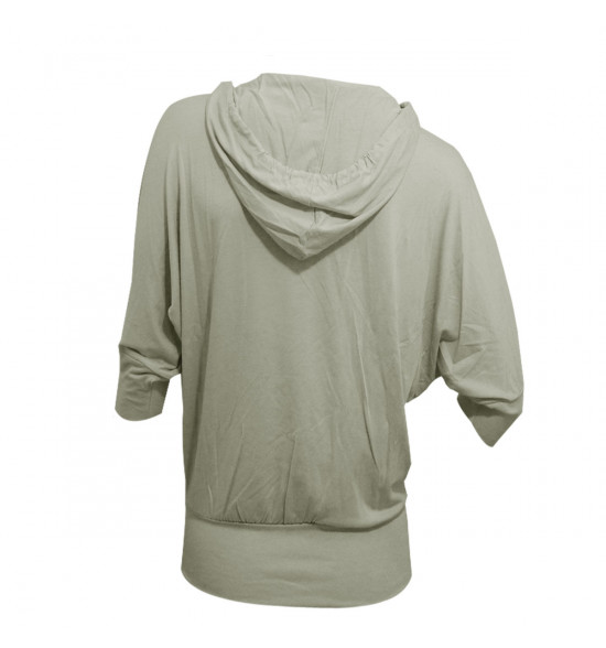 Blusa Morcego Alma de Praia Nude - 2