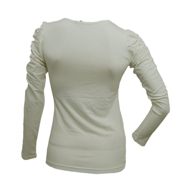 Blusa Manga Longa Alma de Praia Intense Creme - 2