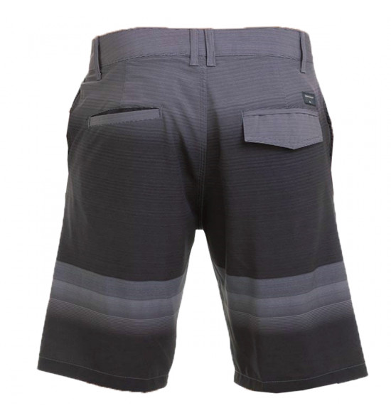 Bermuda Walk Quiksilver Amphibian Stripes Preto - 3