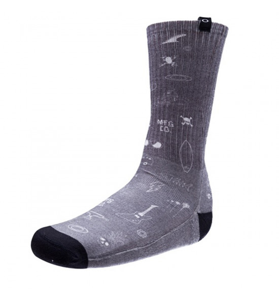 Meia Oakley Keels & Wheels Long Sock