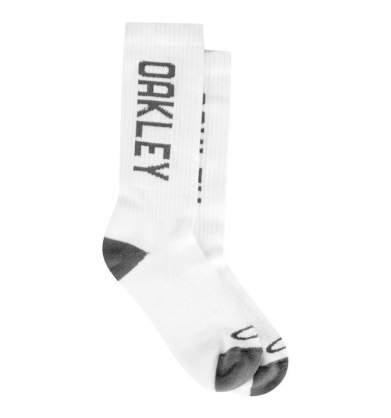Meia Oakley Brand Sock Branca