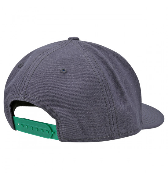 Boné Oakley Ellipse Print Snap-back Grafite com Logo Verde - 2