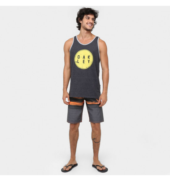 Bermuda Água Oakley Shipwrecks Laranja Com Preto - 4