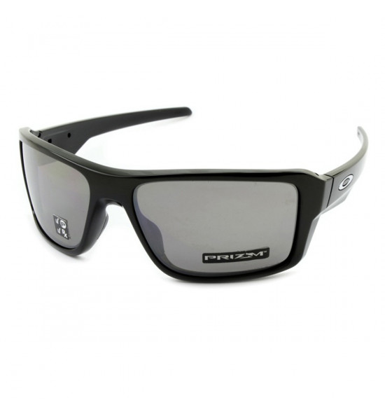 Óculos Oakley Double Edge Polished Black / Lentes Prizm Black Polarizada