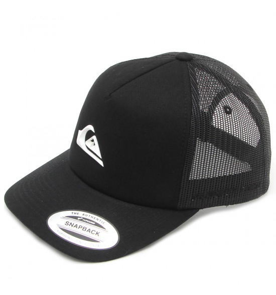 Boné Quiksilver Trucker Preto