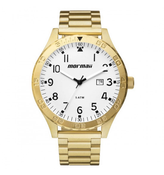 Relógio Mormaii Loyal 2.0 Golden Bianco