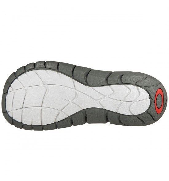 Chinelo Oakley Super Coil 4 Branco com Cinza e Laranja - 5