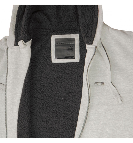 Moletom Oakley Grant Fleece Cinza com forro em La RELANÇAMENTO - 3