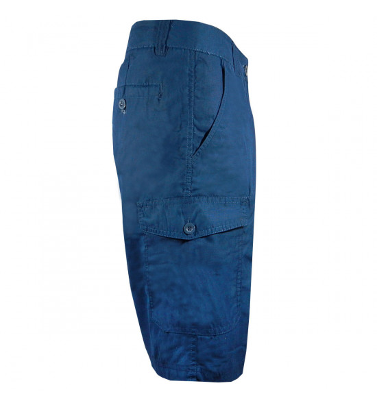 Rx Bermuda Walk Alma de Praia Lisa Cargo Azul - 2