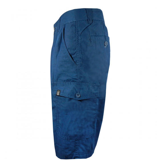 Rx Bermuda Walk Alma de Praia Lisa Cargo Azul - 3