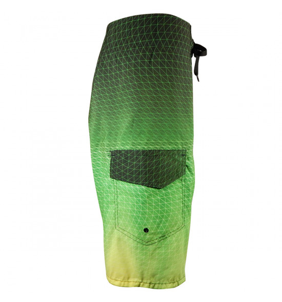 Rx Bermuda Água Alma de Praia Degrade Verde Amarela - 3