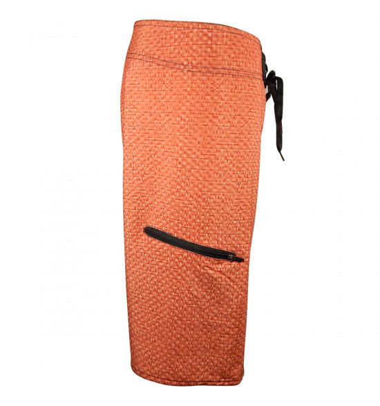 Rx Bermuda Água Alma de Praia Visual Full print Laranja - 3