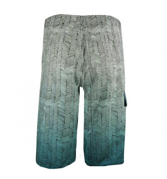 Rx Bermuda Água Alma de Praia Ilusion Degrade Branca e Azul - 4