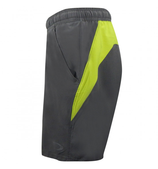 Bermuda Oakley Dry Fit Fitness Cinza com Neon - 3