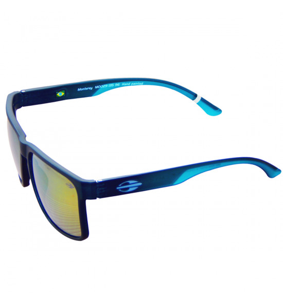 Óculos Mormaii Monterey Petroleo Escuro/ Lente Dourado Ocre - 2