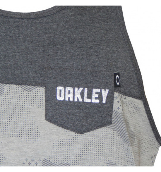 Regata Oakley Highest Camo Block Tank Cinza - 3