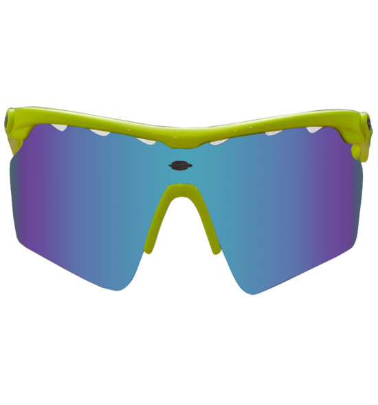 Óculos Mormaii Athlon V Amarelo Fluor/Lente Cinza e Azul - 2