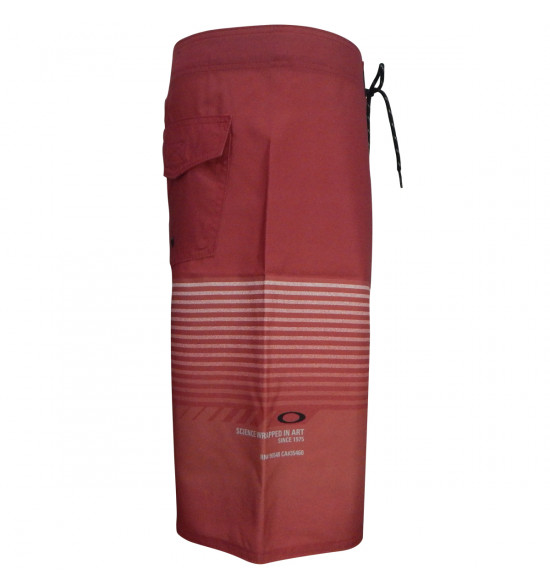 Bermuda Água Oakley Pigment Vermelho - 3