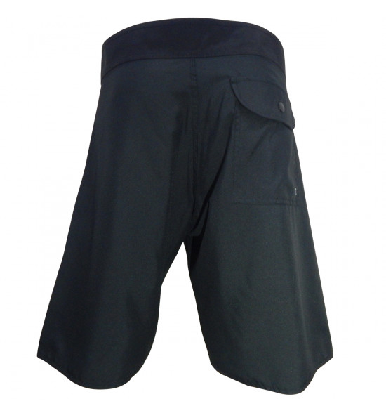 Bermuda Água Mormaii Básico Preta LIsa - 2