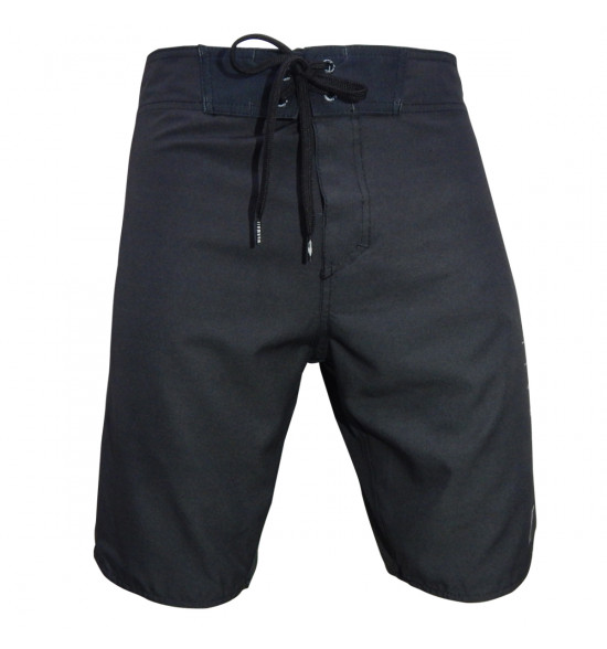 Bermuda Água Mormaii Preto com Faixa Azul