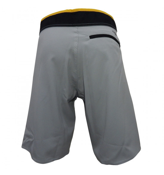 Bermuda Água Mormaii Básica Amarela e Cinza - 2