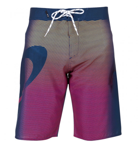 Bermuda Água Oakley Faded Stripes Azul com Listras