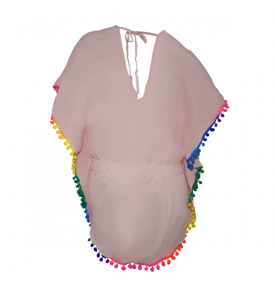 Saída Alma de Praia Rosa Pompom - 2