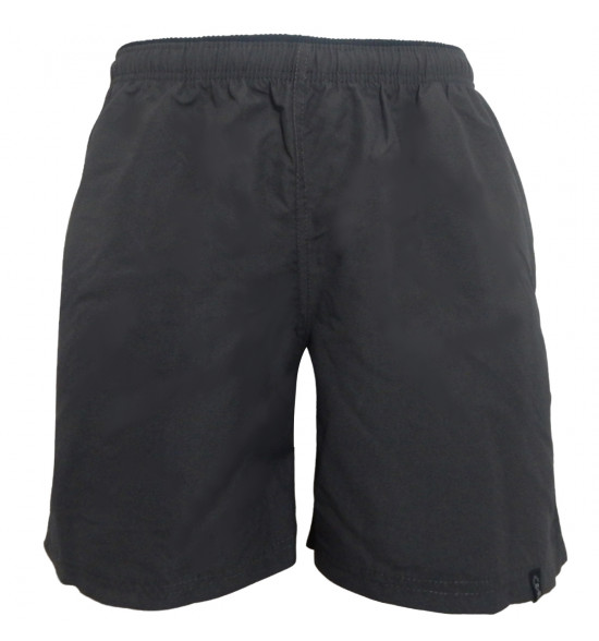 Shorts Beach Tenis Alma de Praia Cinza com Forro Preto