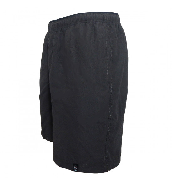 Shorts Beach Tenis Alma de Praia Cinza com Forro Preto - 3