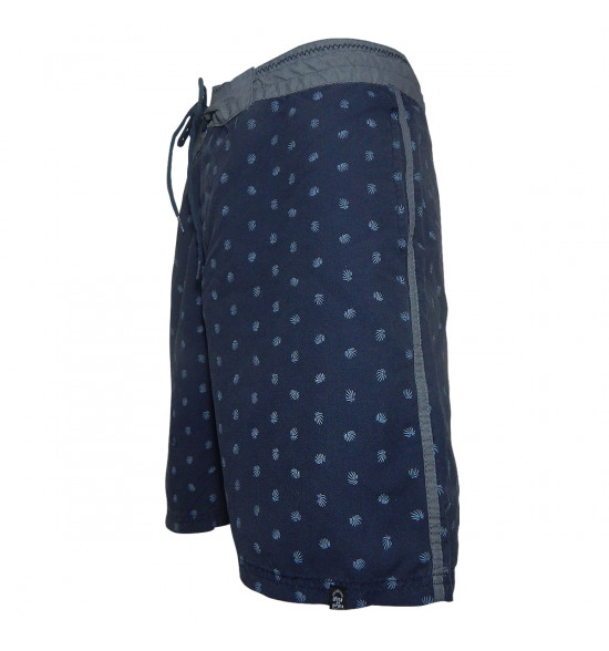 Rx Bermuda Água Alma de Praia Full Print Azul Marinho - 4