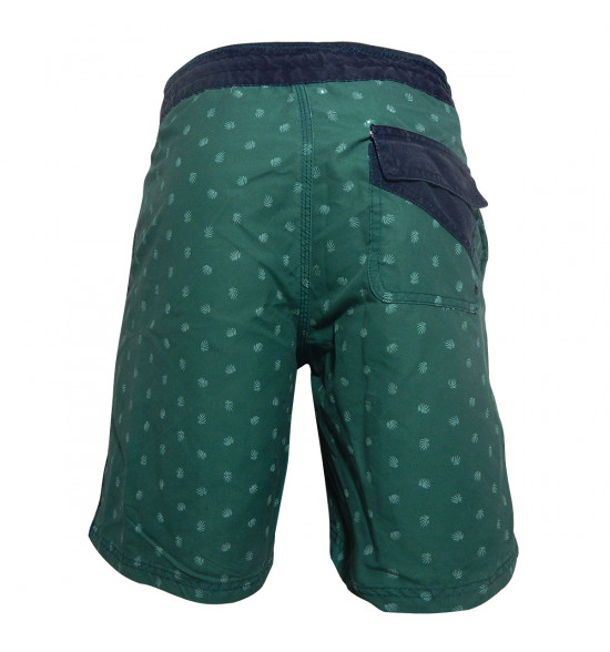 Rx Bermuda Água Alma de Praia Full Print Verde - 3