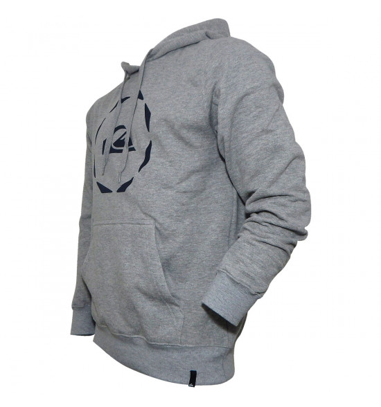 Moletom Quiksilver Canguru Square Cinza - 3