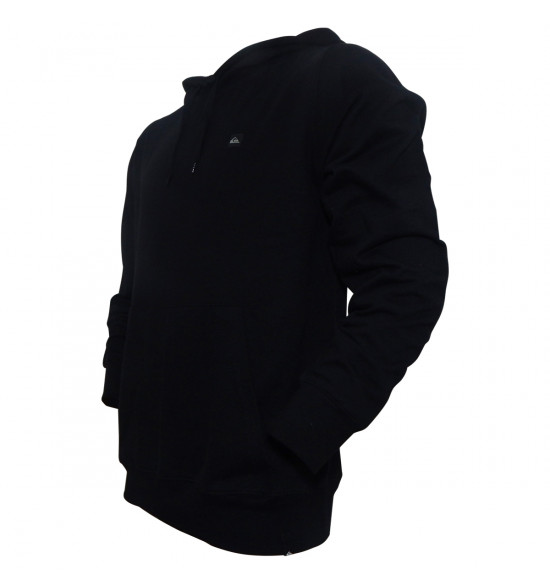 Moletom Quiksilver Canguru Light Fleece Preto - 3