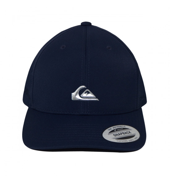 Boné Quiksilver  Snap Hologram Texture Azul Marinho - 2